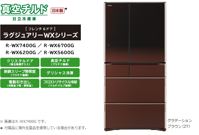 tủ lạnh R-WX6700