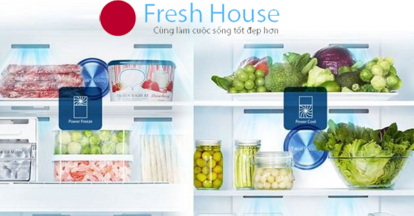 Công nghệ này giúp tủ lạnh nội địa Nhật làm lạnh nhanh và không lẫn mùi rau củ quả